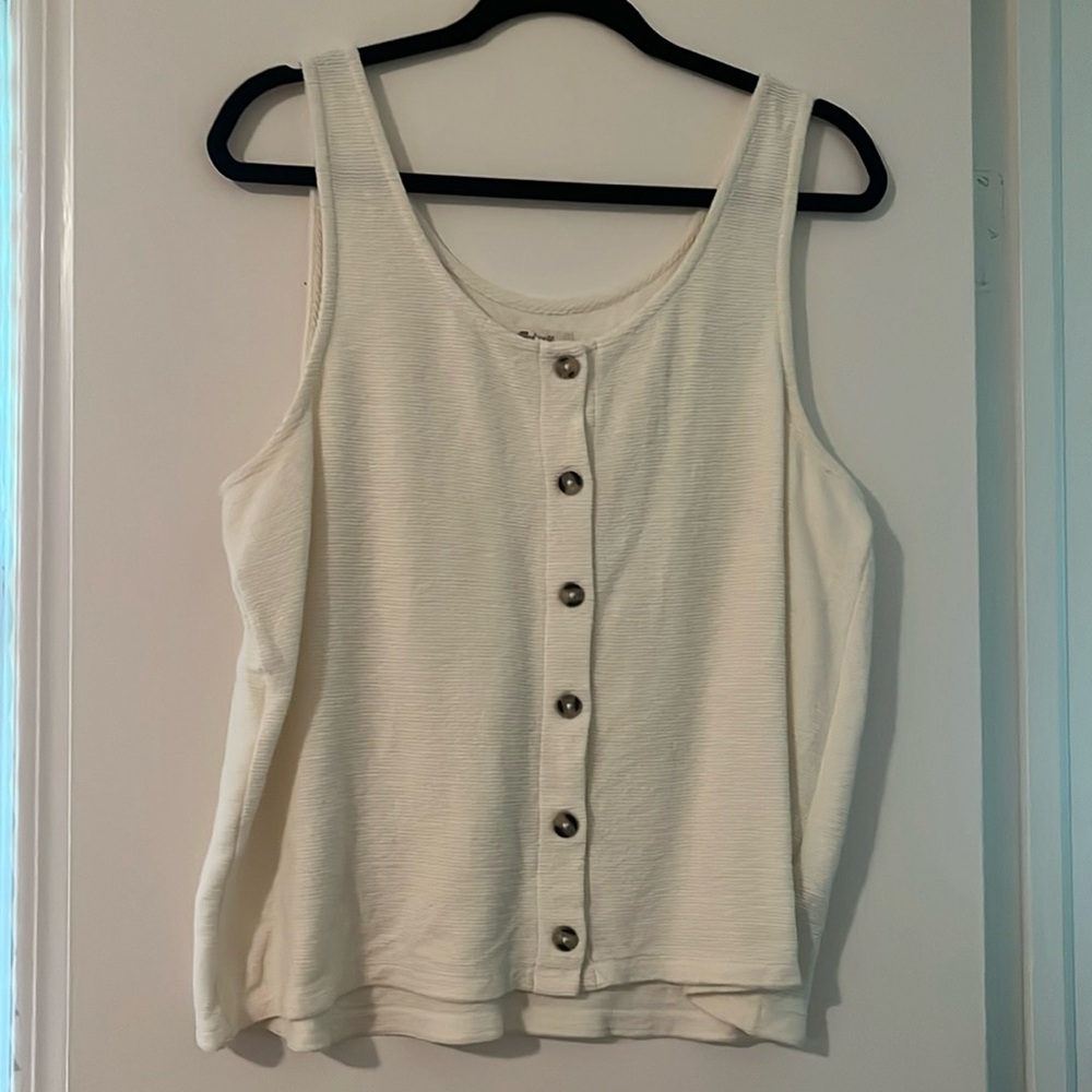 White tank top from Madewell